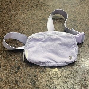 Lululemon lavender buckle bag.